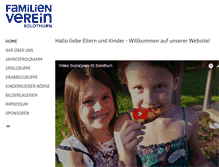 Tablet Screenshot of familienverein-so.ch